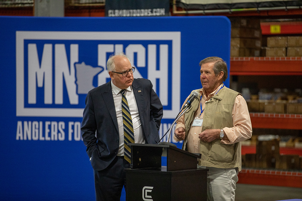MN-FISH Ron Schara and Govenor Waltz